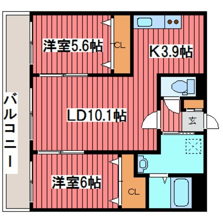 ルナ・グレイスの物件間取画像